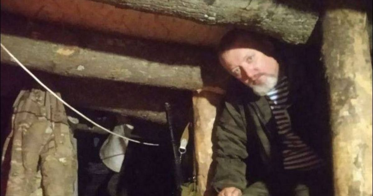 Гиркин в землянке